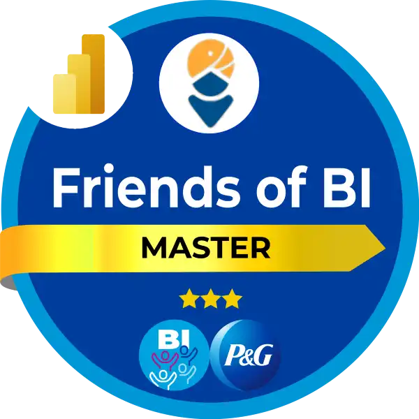 Friends of BI Master - Power BI,Earner can develop end-to-end data analytics skills such as effectively querying databases using SQL, applying transformations on large datasets using Databricks, orchestrating workloads using Azure Data Factory, and more. Also, earner has a foundational understanding of cloud data solutions available in Azure.
